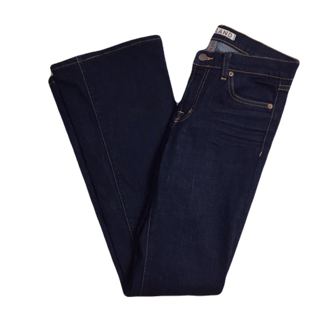 J Brand Flare Leg 800 Ink Dark Wash Jeans Sz 28 Y2K Denim Excellent Preowned - Picture 2 of 14